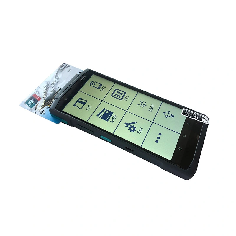 All-in-one Android system handheld mobile PDA pos with label/barcode/QR code thermal printer smart touch 1