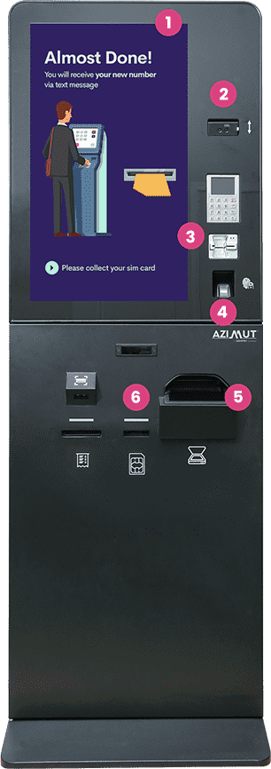 Popular Sim Dispensing Kiosk Machine Top Brand 4