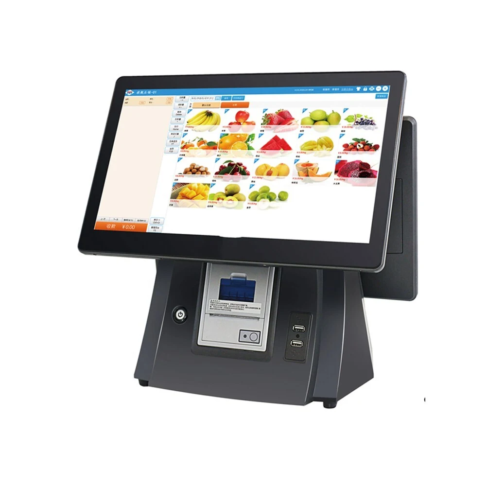 HZ-9940 POS Restaurant Snack Chain Store Payment Machine with Receipt Printer 1