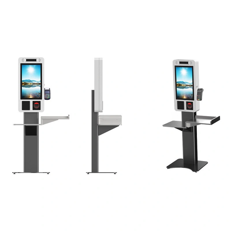 Retails Self Service Check out Ordering Kiosk Payment Machine with POS System for Supermarket 1