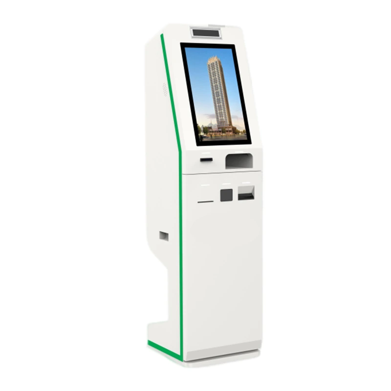Hotel Free Standing Self Check-in Service for Touch Screen Digital Operated Card Dispenser Kiosk 1
