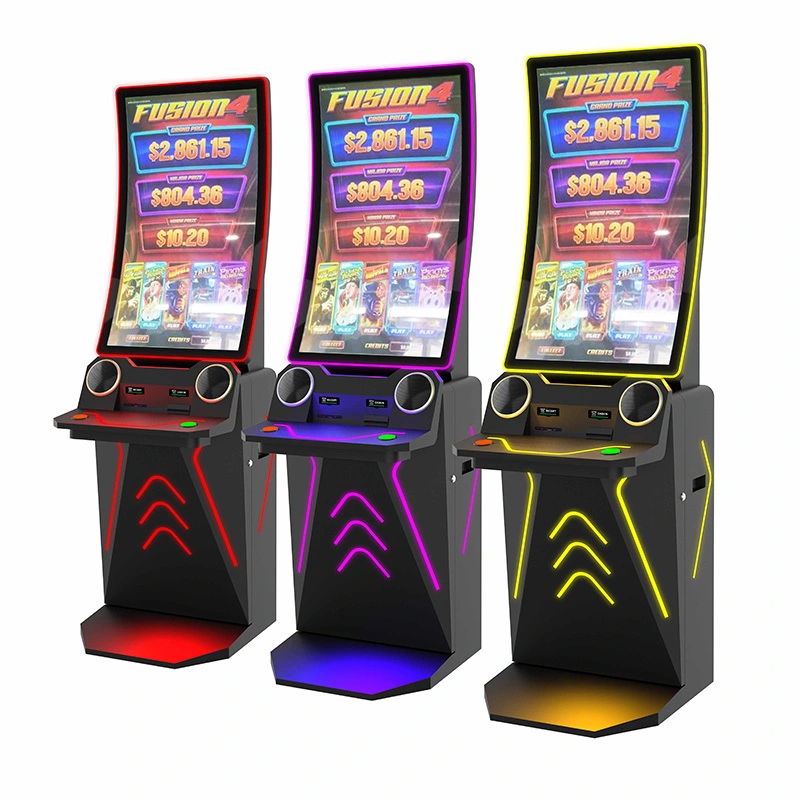 Interactive Curved Touch Screen Casino Kiosk Terminal for Gaming and Betting 1