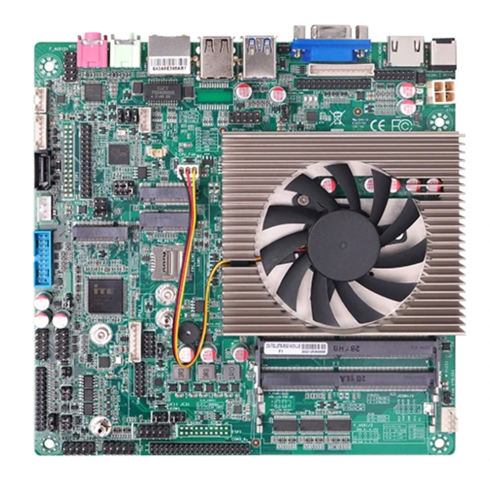 X86 Industrial Motherboard UTGLUTB-6C2L with Mini ITX Independent CPU 1