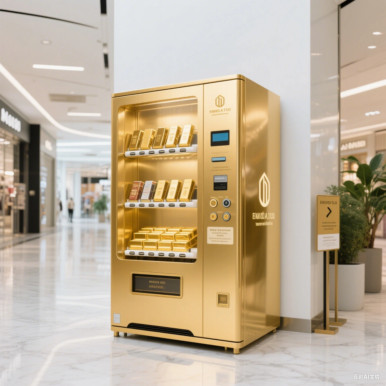 Automated Safe Retail Physical Gold Vending Machine for Precious Metals 1