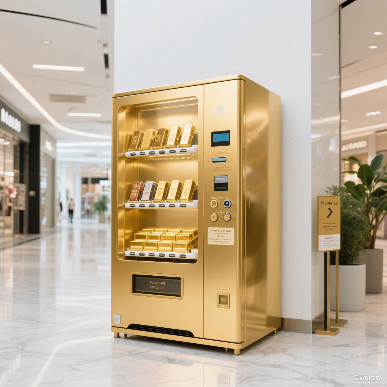 Automated Safe Retail Physical Gold Vending Machine for Precious Metals 1