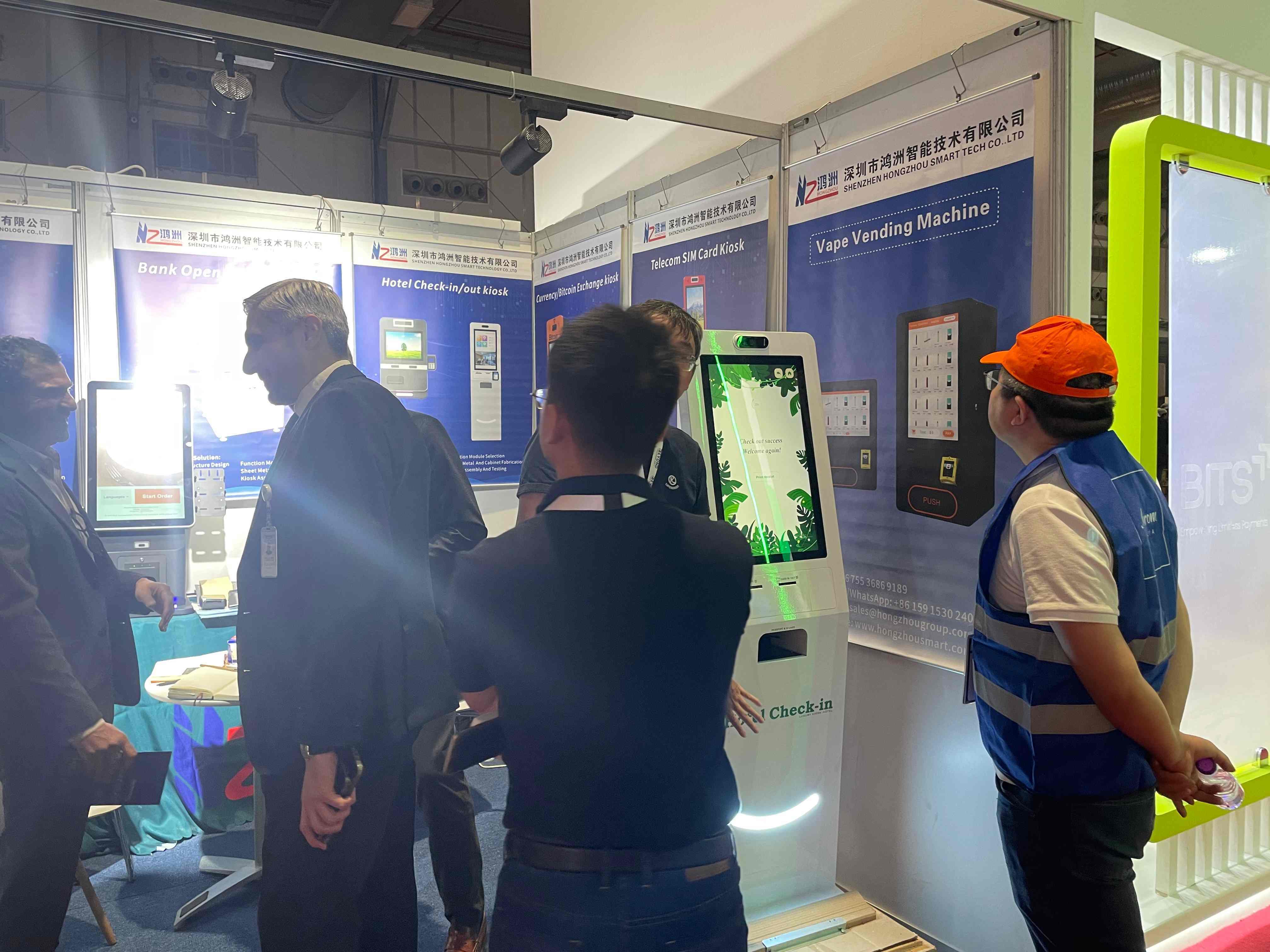 홍저우 스마트, Seamless Payments & Fintech Saudi Arabia 2025 성공적인 참가 마무리 | 홍저우  키오스크
