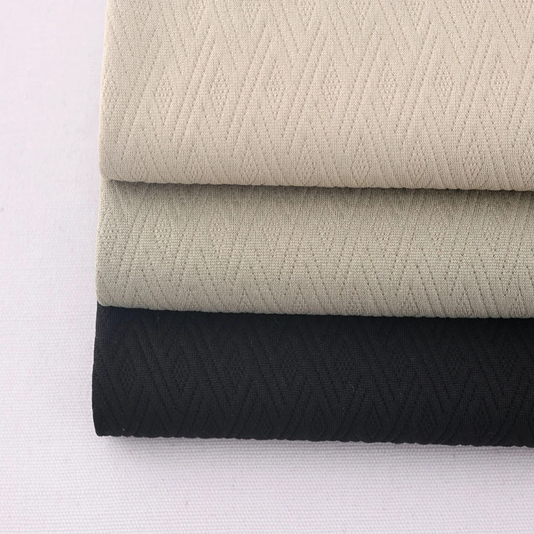 Barato jacquard 95 poliéster 5 spandex microfibra a cuadros algodón acolchado tejido de punto precios para abrigo con capucha 1