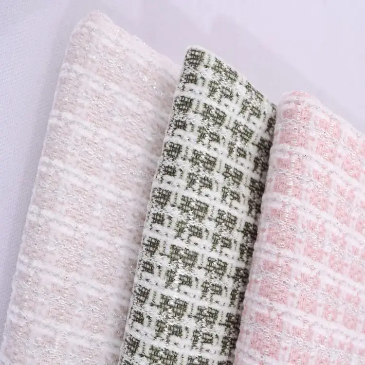 Custom Best Tweed Fabric Price List 3