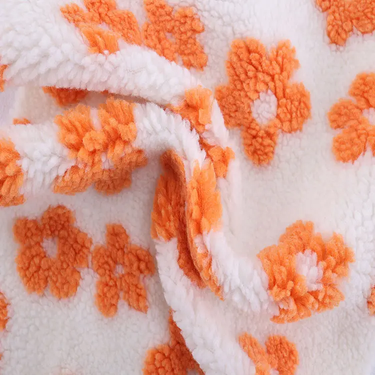 Tangber Fabric Sherpa Fabric Jacquard Sherpa Fabricfactory Price 3