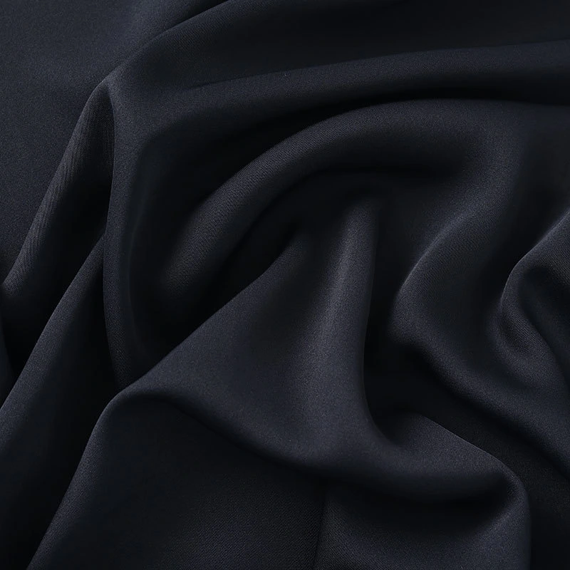 Vestido musulmán negro de alta calidad para mujer, vestido Nida Abaya, tela de crepé, Material Dubai 1
