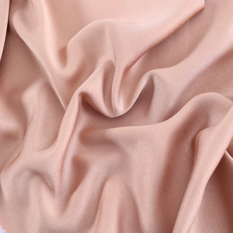 Factory Cheap Price 130g 100% Polyester Pure Color Shiny Stretch Silk Satin Dress Fabric For Elegant Ladies Manufacturer 1