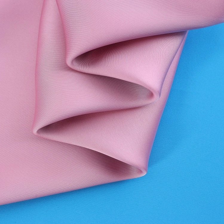 Wholesale 100% Polyester Imitation Acetic Acid Satin Clothes Fabric For Drape Party Dress 1
