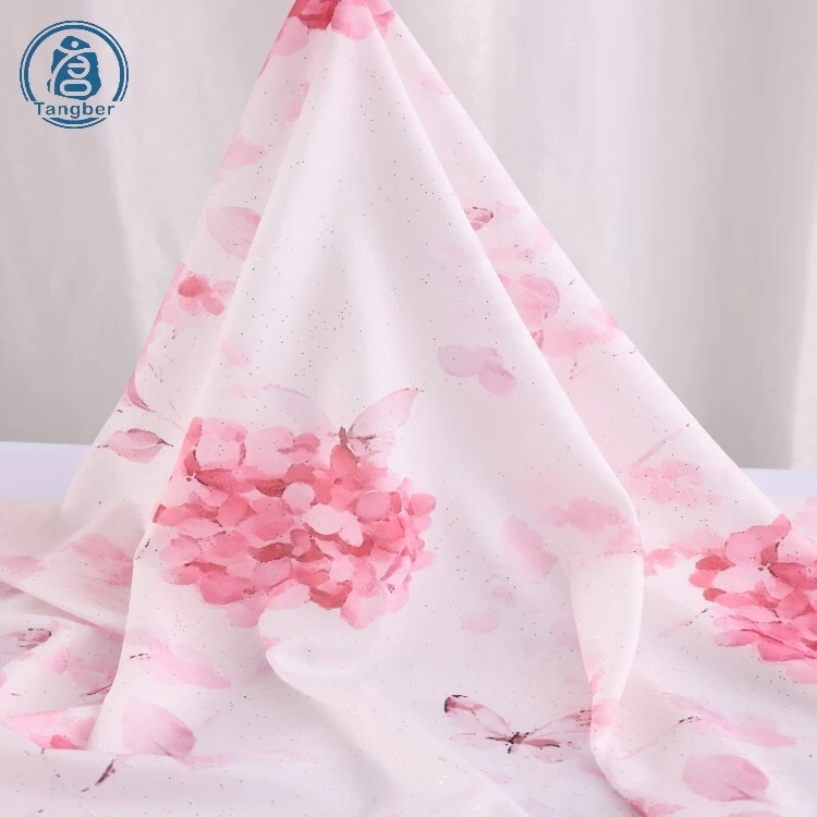 High Quality Different Types Printed Polyester Bubble Chiffon Fabric For Maxi Dress 1