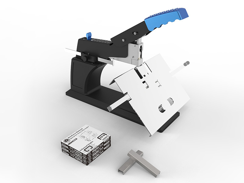 How to use heavy duty stapler in both saddle and flap position? 1