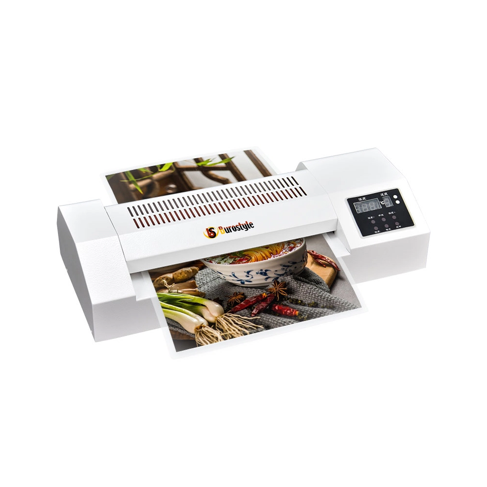 Bursostyle Factory Photo Lamination Machine Lm33294 Hot Cold Automatic Lcd Film 4 Rolls A3 A4 Photo Laminating Machine 1