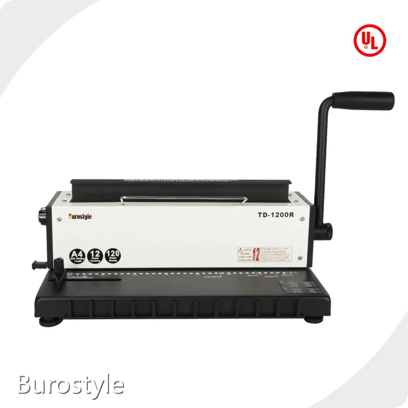 Double Loop Wire Binding Machine TD-1200R - - Burostyle 1