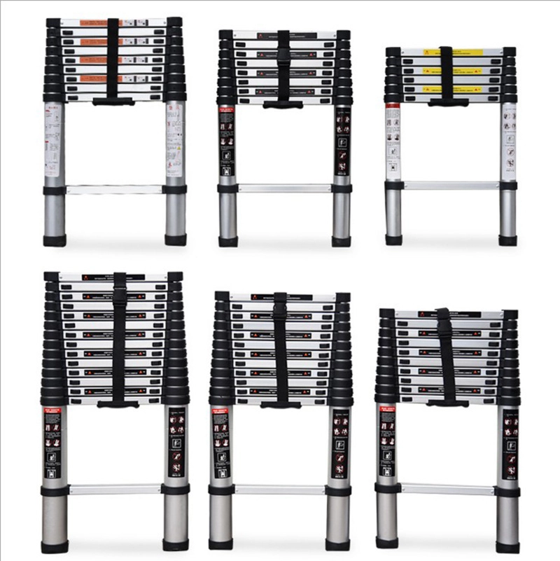 Tangga Teleskop Aluminium Rangka 2-4.4m 1