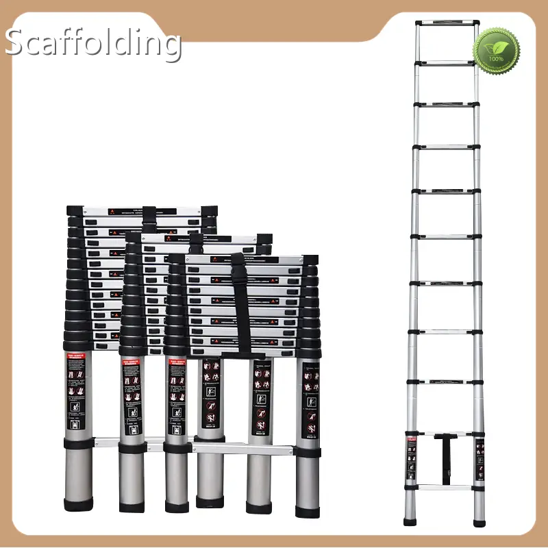 Foldable Aluminum Ladder Aluminum Alloy by Toweran 1