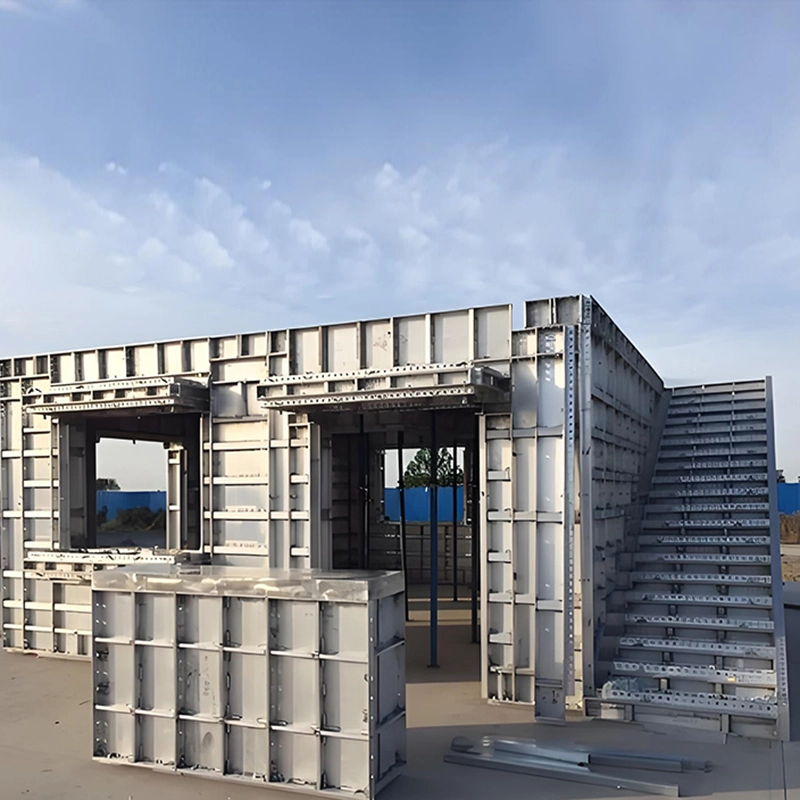 모듈형 수직 알루미늄 거푸집 시스템, 간편한 설치, 조절 가능한 기둥 및 전단벽으로 현대적인 콘크리트 시공에 적합 1