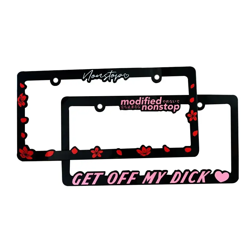 License Plate Frame Holder GS Brand with Custom Services 7
