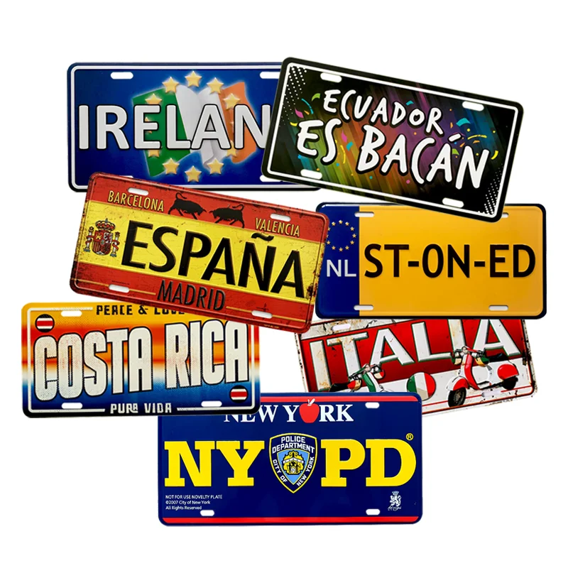 Hot Metal Signs for Home 500 GS Brand 5