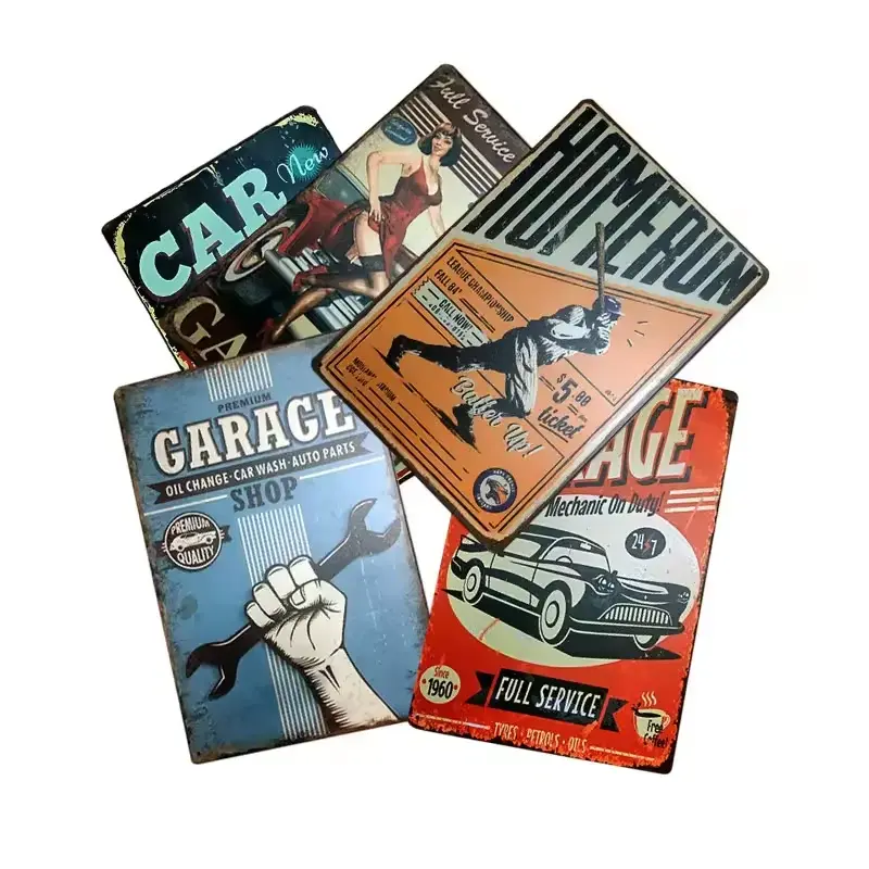 The Vintage Charm Of Tin Signs: A Nostalgic Decor Trend 1