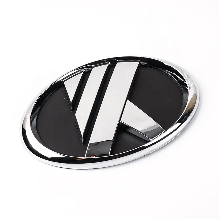 Emblème d'insigne de voiture de lettres chromées personnalisées adhésives 1