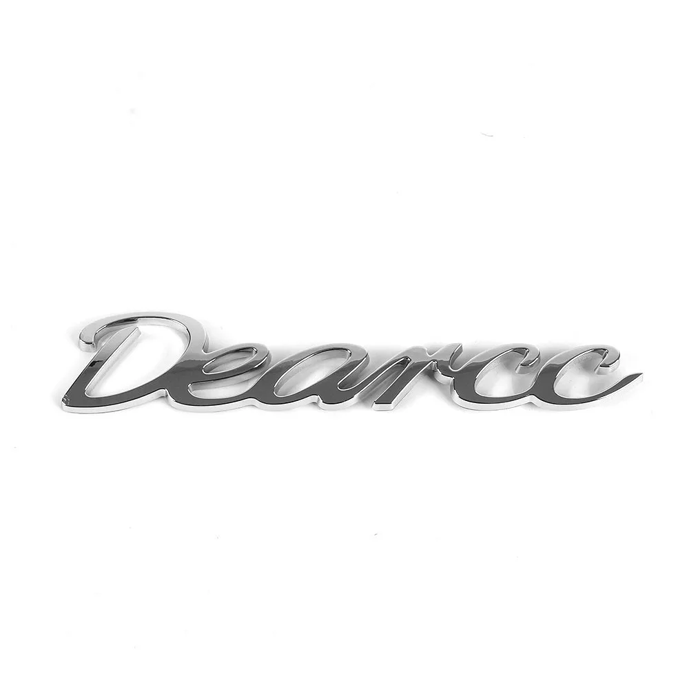 Custom Chrome Car Badge With 3m Adhesive For Car Decoration 2