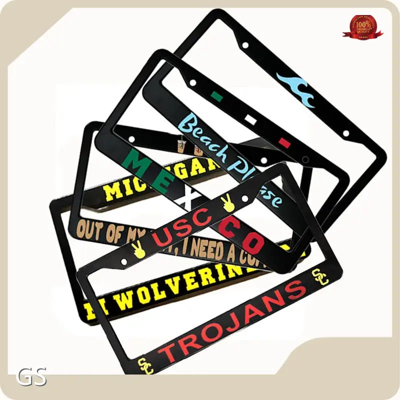 License Tag Frames Solid; Durable GS 1