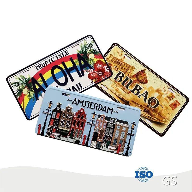 Personalized Metal Signs Overseas Market for Different Industries GS UV Resistant 1