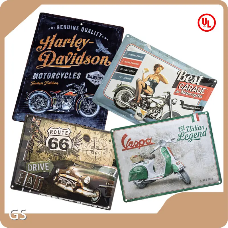 Retro Tin Signs Antique Imitation GS 1