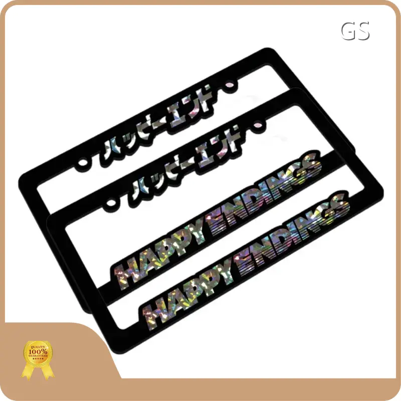 Custom Car Tag Frames NO GS 1