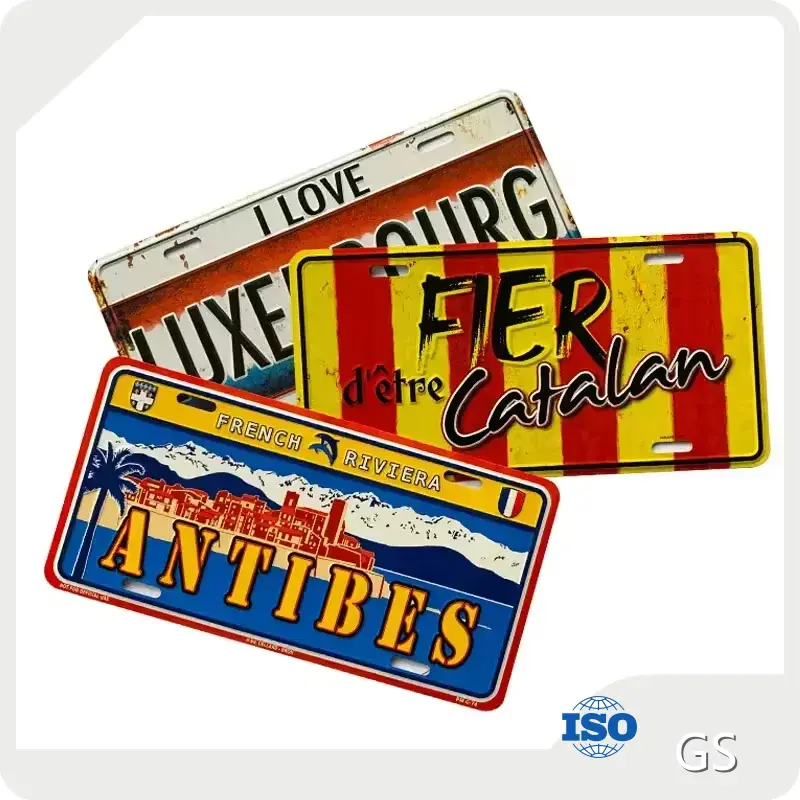 For Sale Custom Made Metal Signs Pantone Colors by GS 1