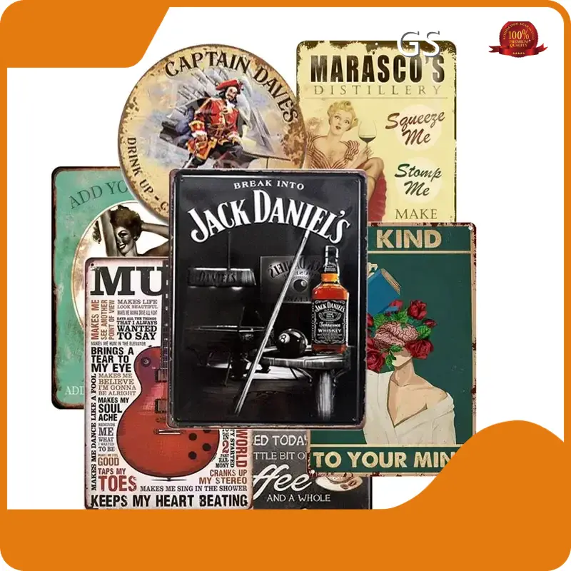 Tin Signs GS Brand Supply 1