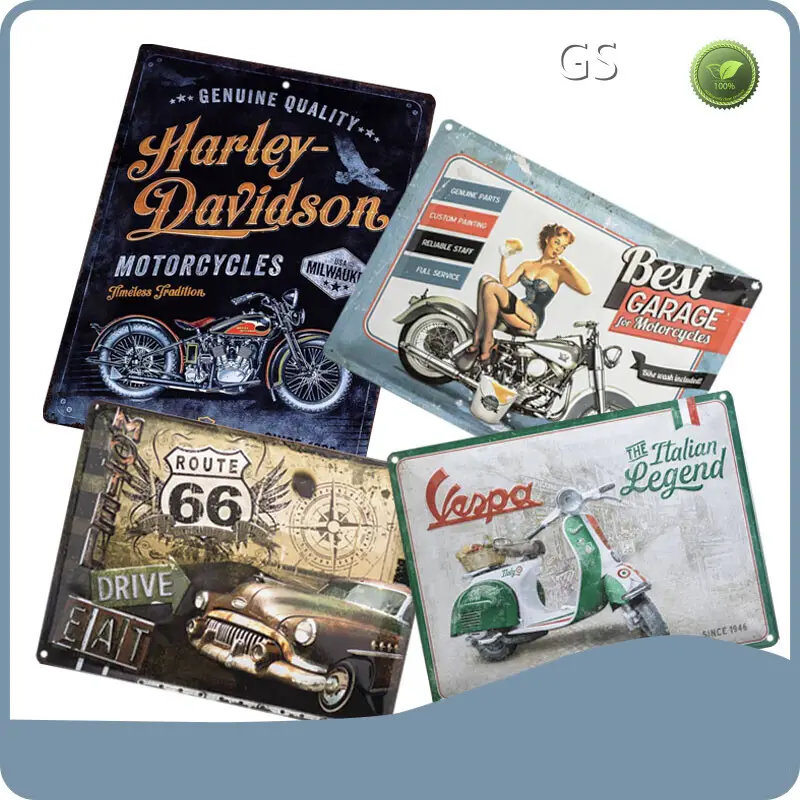 GS Laser Cut Metal Signs Custom Design / Durablesupplier 1