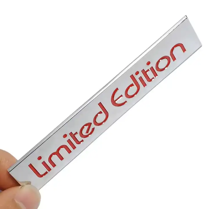Badge/autocollant Personnalisé Acrylique Laser Découpé - Multicolore, Texte Sur Mesure - Pour Voiture/déco