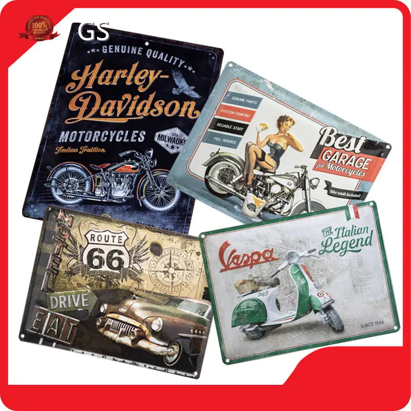 Customized Custom Metal Signs GS Manufacture 1