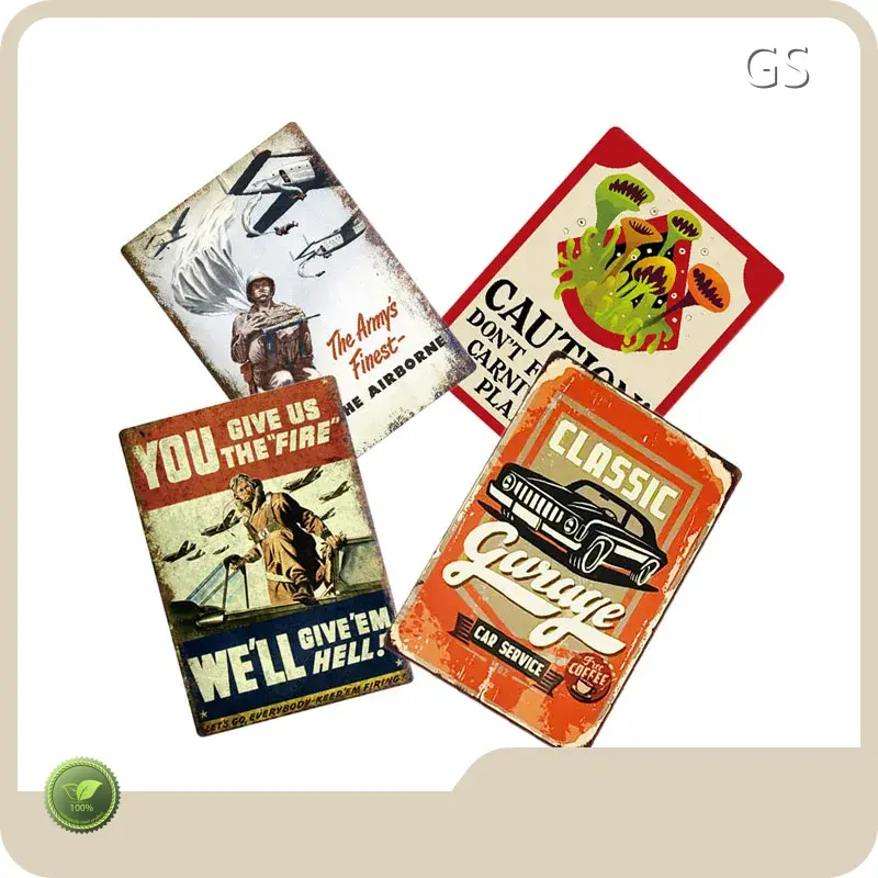 Custom Metal Signs Outdoor GSHome Decorationfree Design 1