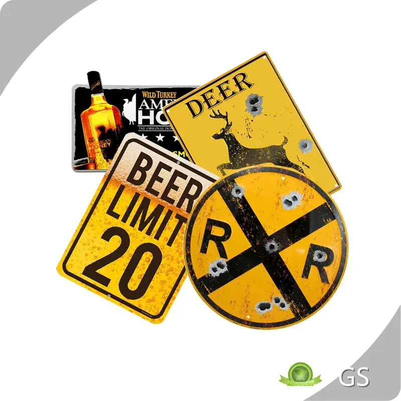 Laser Cut Metal Signs 4 Color GS Company 1