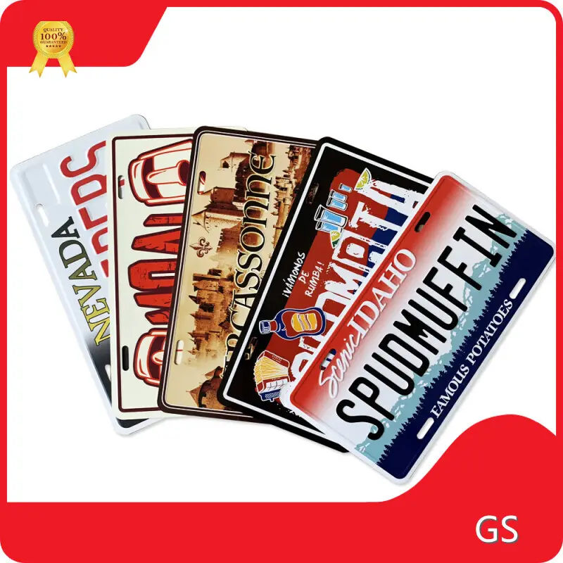 Factory Priceletter Metal Signs for Business Pantone Colors 0.6mm-1.5mm; Custom 1