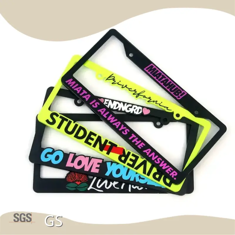 Custom Made License Plate Frames GS Brand Free Design 1
