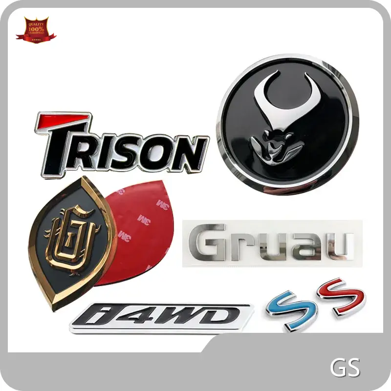 For Business Metal Name Plates Body Stickers by GS 1