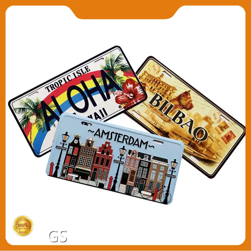 GS Custom License Plate Embossed Or Flatpersonalized 1