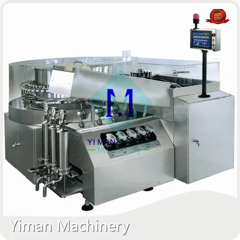 Yiman Machinery Automatic Glass Bottle Washing Machine Factory 1