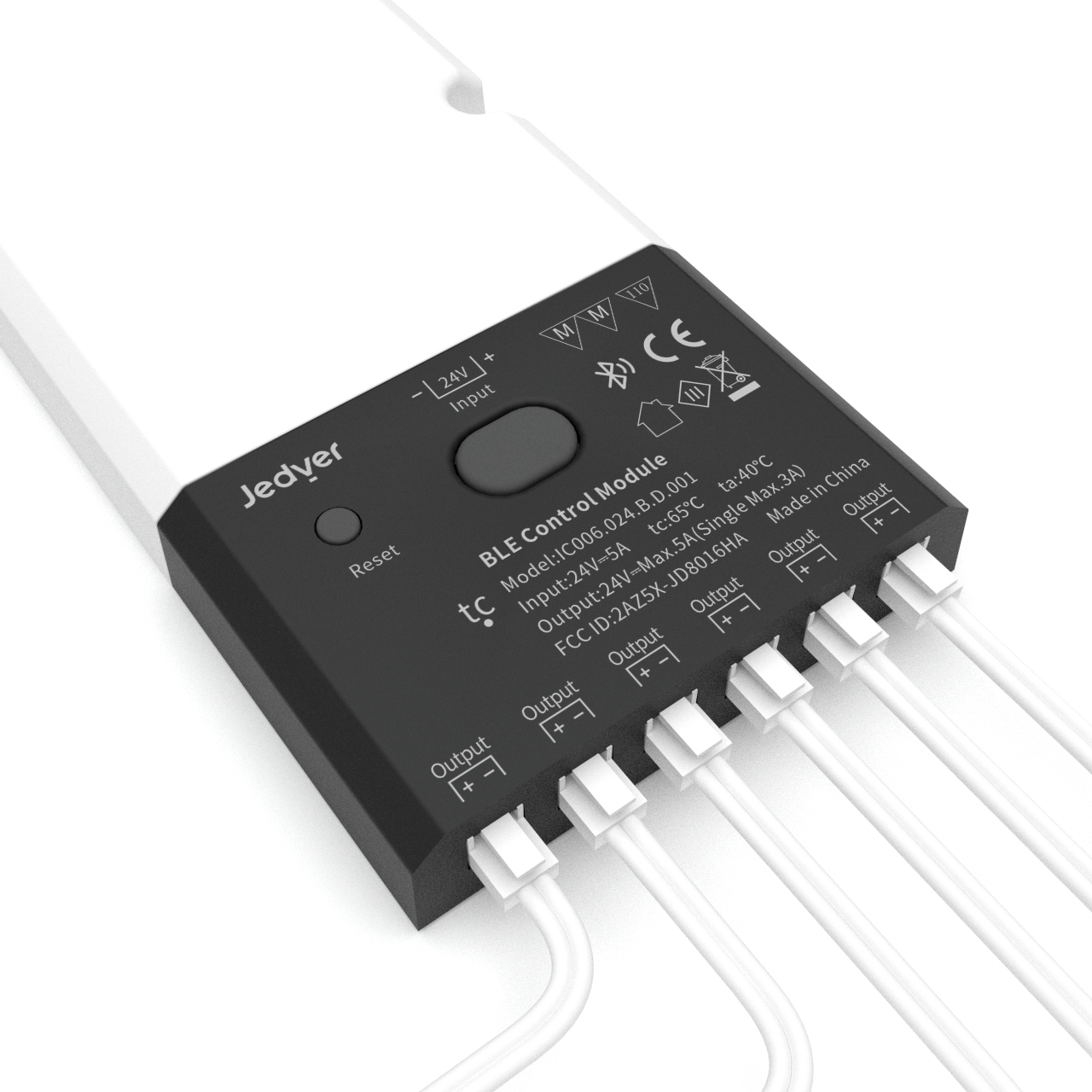 Bộ điều khiển, 6 chiều, Vật chất, Đơn sắc, Không đồng bộ, 2 chân, 24 V 2
