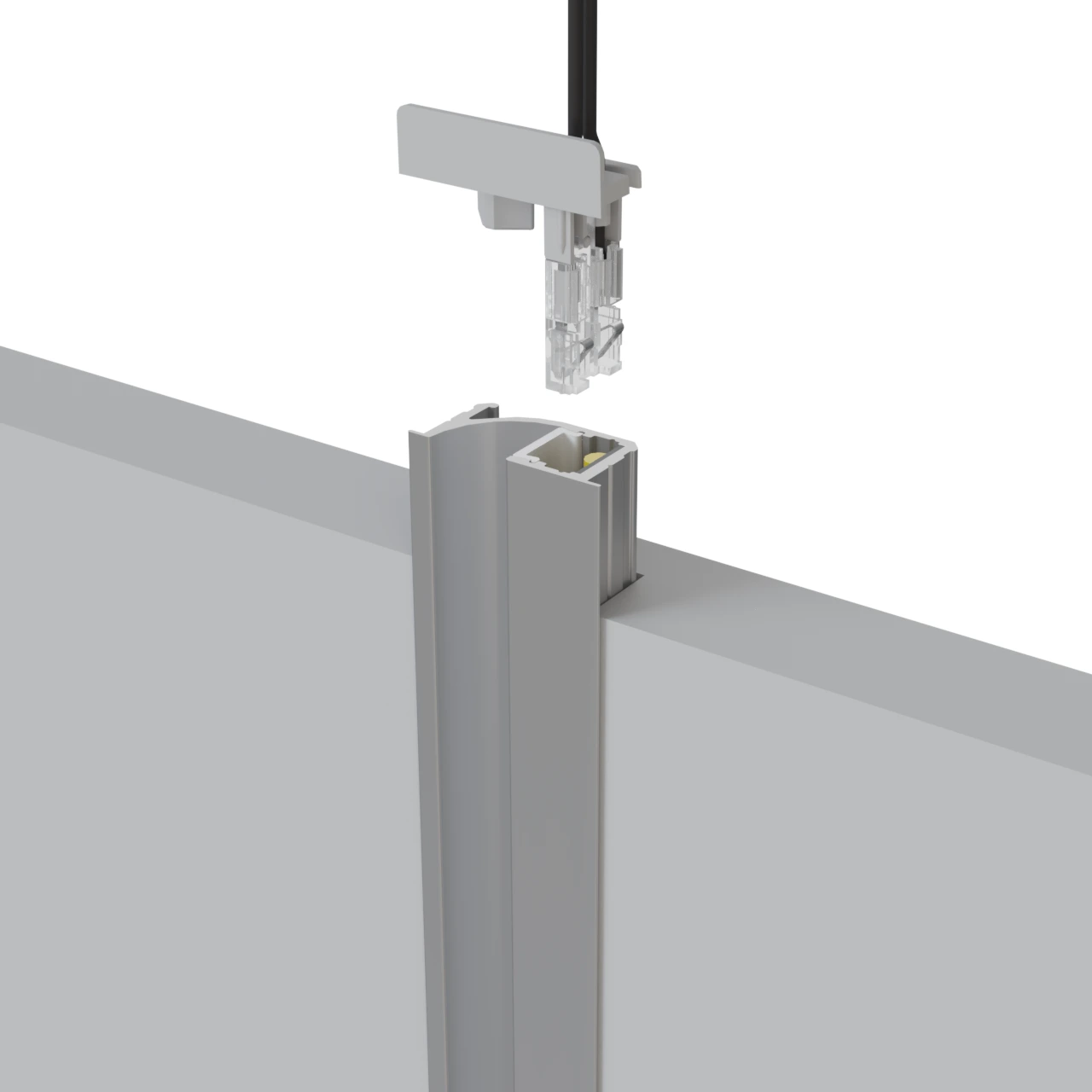 Ánh sáng tuyến tính, gắn chìm, cắt tự do, không chói mắt, 12/24 V 1