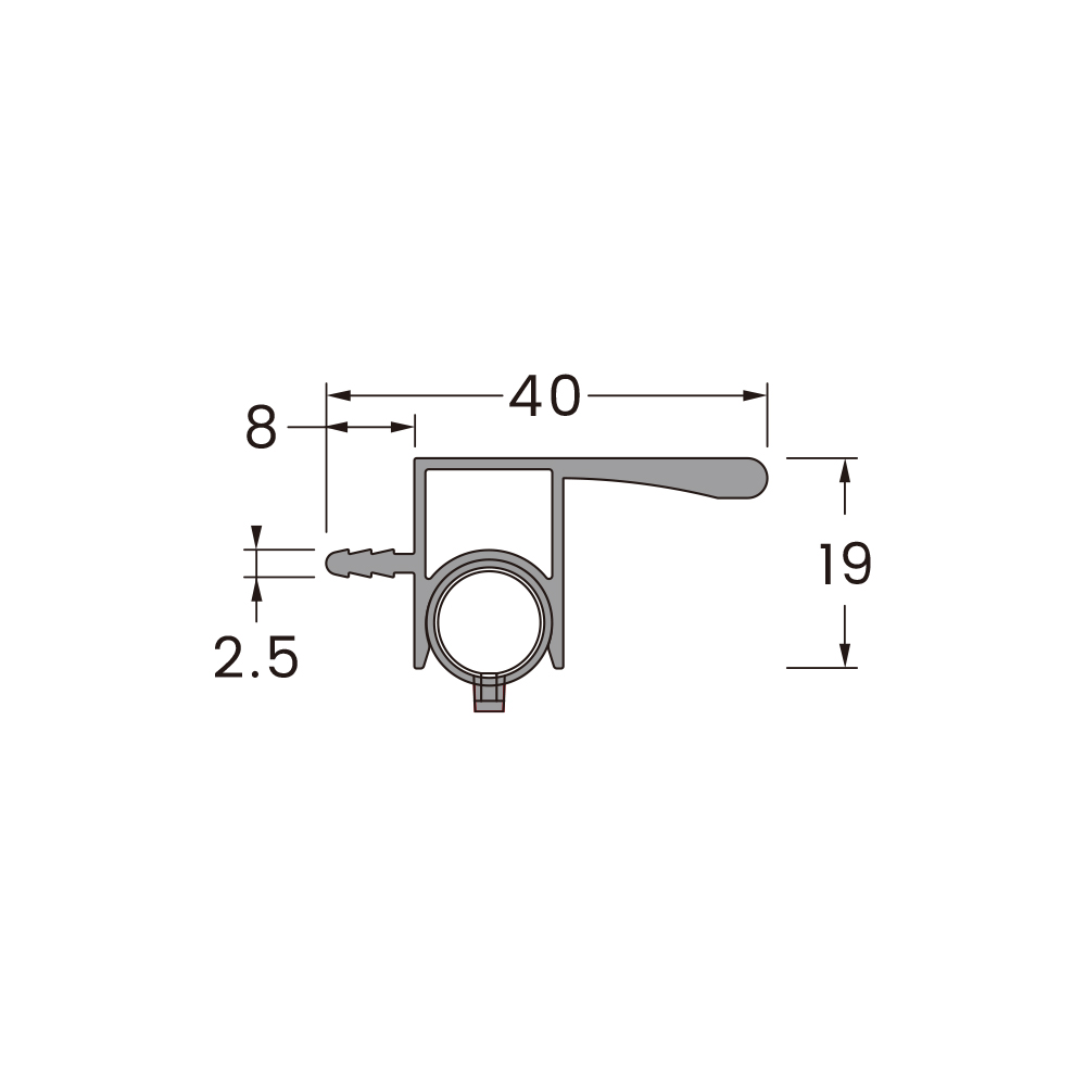 Đèn tuyến tính âm tường có tay cầm xoay, 24V, Đơn sắc / Nhiều màu trắng, Dưới tủ 2
