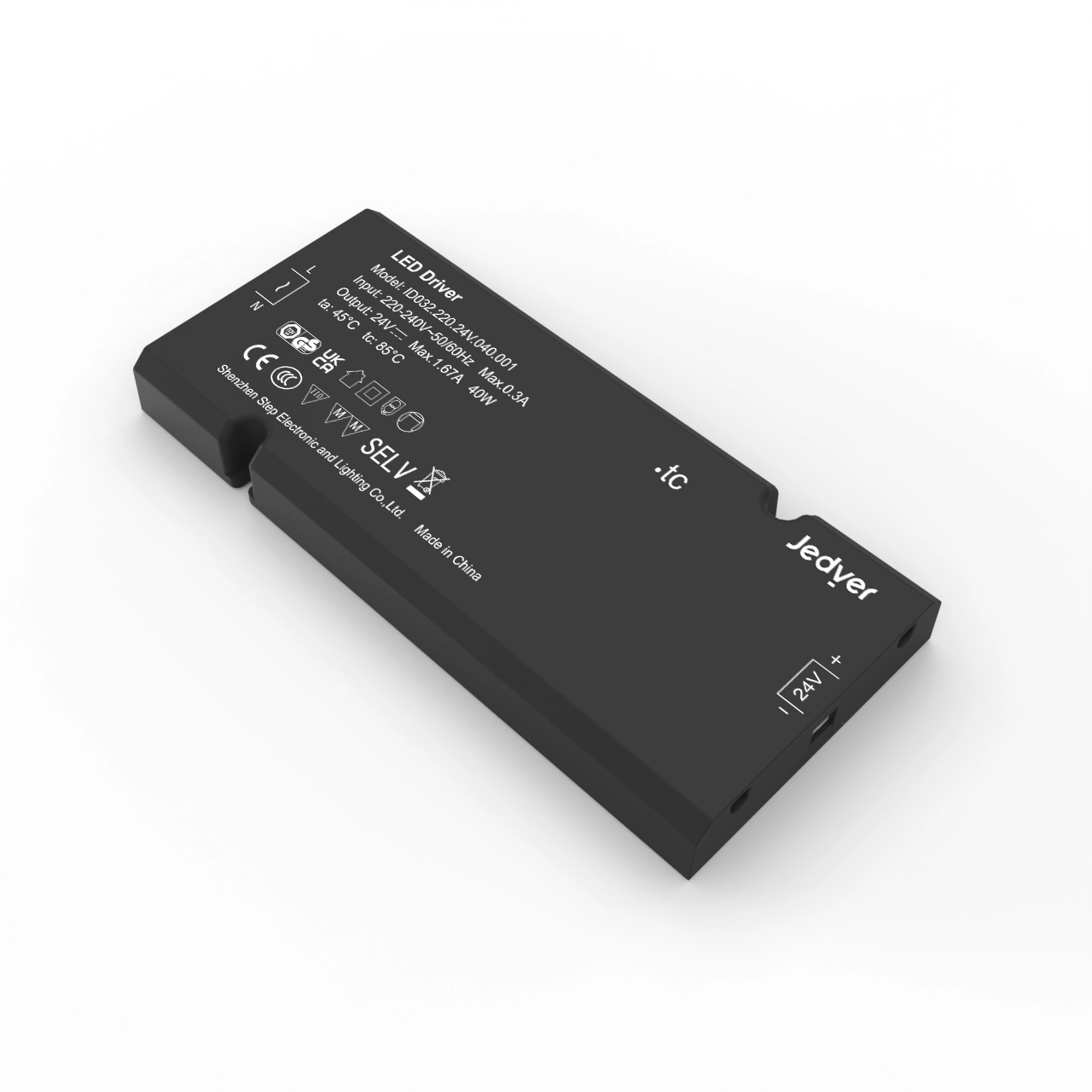 Controlador Inteligente, 15mm, 110~120V, 40W, Voltaje Constante 24 V 1