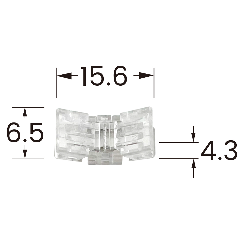 Conectores rectos (2 pines) 5 mm (10 uds) 1