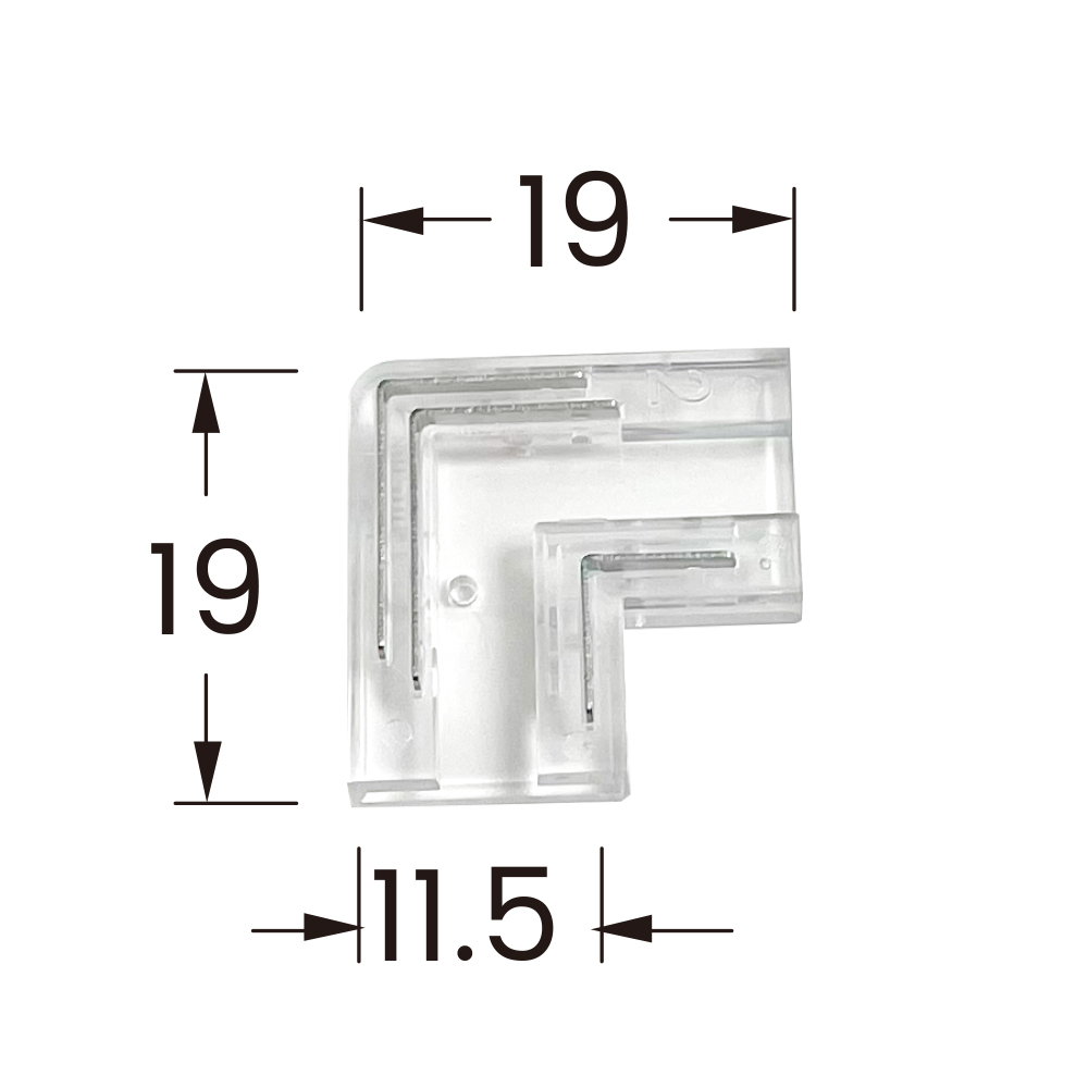 Đầu nối góc 90° (3 chân) 10 mm (10 chiếc) 1